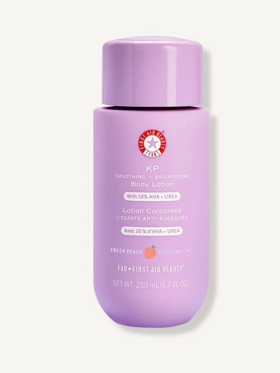 First Aid Beauty Other - First Aid Beauty Fresh Peach KP Smoothing + Brightening Body Lotion